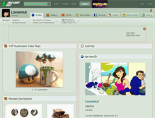 Tablet Screenshot of lovesmut.deviantart.com