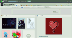 Desktop Screenshot of liam-the-hedgehog.deviantart.com