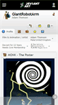 Mobile Screenshot of giantrobotarm.deviantart.com