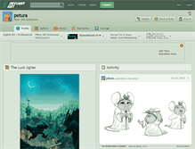 Tablet Screenshot of petura.deviantart.com