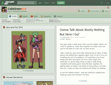 Tablet Screenshot of codegreen.deviantart.com