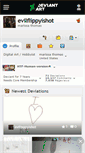 Mobile Screenshot of evilflippyishot.deviantart.com