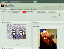 Tablet Screenshot of anthonypaull.deviantart.com