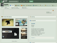 Tablet Screenshot of ponteh.deviantart.com