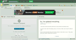 Desktop Screenshot of pereson.deviantart.com