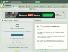 Tablet Screenshot of pereson.deviantart.com