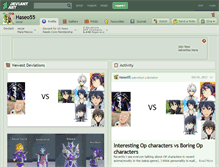 Tablet Screenshot of haseo55.deviantart.com