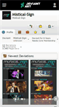 Mobile Screenshot of mistical-sign.deviantart.com