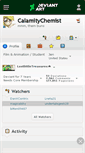 Mobile Screenshot of calamitychemist.deviantart.com