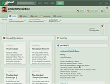 Tablet Screenshot of embemtherainbow.deviantart.com