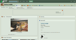 Desktop Screenshot of darkey-hedgie.deviantart.com