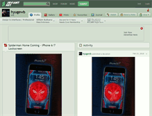 Tablet Screenshot of hyugewb.deviantart.com