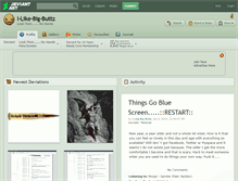 Tablet Screenshot of i-like-big-buttz.deviantart.com