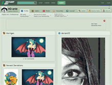 Tablet Screenshot of md-anie.deviantart.com