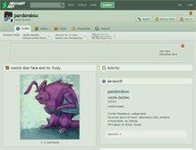 Tablet Screenshot of pandorabox.deviantart.com
