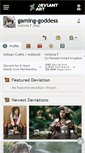 Mobile Screenshot of gaming-goddess.deviantart.com