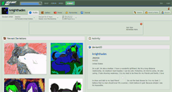Desktop Screenshot of knighthades.deviantart.com