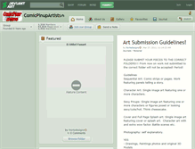 Tablet Screenshot of comicpinupartists.deviantart.com