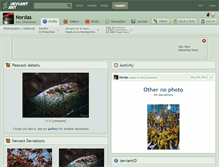 Tablet Screenshot of nordas.deviantart.com