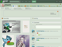 Tablet Screenshot of pinkpanik.deviantart.com
