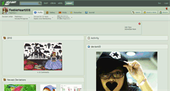Desktop Screenshot of feebleheart008.deviantart.com