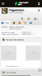 Mobile Screenshot of fidgetkitten.deviantart.com
