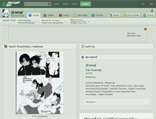 Tablet Screenshot of jiromai.deviantart.com