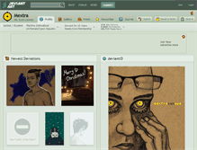 Tablet Screenshot of mextra.deviantart.com