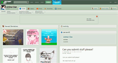 Desktop Screenshot of anime-clan.deviantart.com