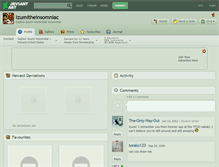 Tablet Screenshot of izumitheinsomniac.deviantart.com