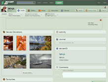Tablet Screenshot of latvys.deviantart.com