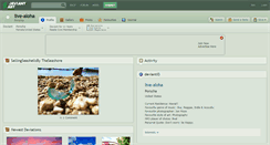 Desktop Screenshot of live-aloha.deviantart.com