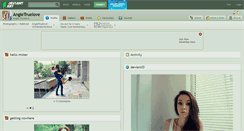 Desktop Screenshot of angietruelove.deviantart.com