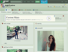Tablet Screenshot of angietruelove.deviantart.com