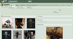 Desktop Screenshot of apocalust.deviantart.com