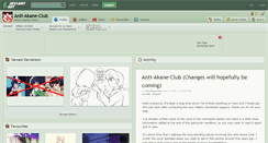 Desktop Screenshot of anti-akane-club.deviantart.com