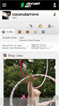 Mobile Screenshot of coconutarrows.deviantart.com