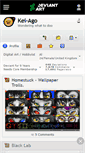 Mobile Screenshot of kei-ago.deviantart.com