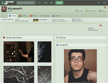 Tablet Screenshot of h2ojames93.deviantart.com