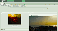 Desktop Screenshot of callu.deviantart.com