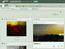Tablet Screenshot of callu.deviantart.com