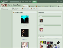 Tablet Screenshot of darren-hayes-fans.deviantart.com