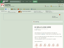 Tablet Screenshot of melktea.deviantart.com