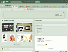 Tablet Screenshot of hrustmo.deviantart.com
