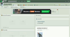 Desktop Screenshot of horsecockplz4.deviantart.com