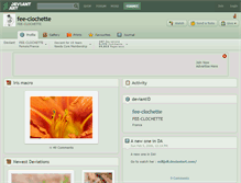 Tablet Screenshot of fee-clochette.deviantart.com