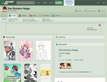 Tablet Screenshot of don-romano-vargas.deviantart.com