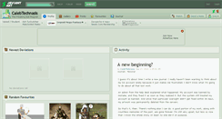 Desktop Screenshot of calebtechnasis.deviantart.com
