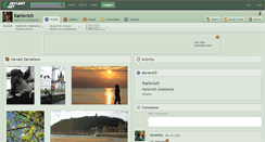 Desktop Screenshot of karlovich.deviantart.com