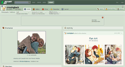 Desktop Screenshot of crossingback.deviantart.com